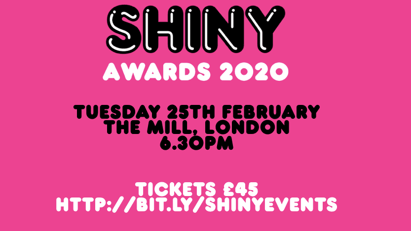 SHINY Awards celebrates new talent on 25th February