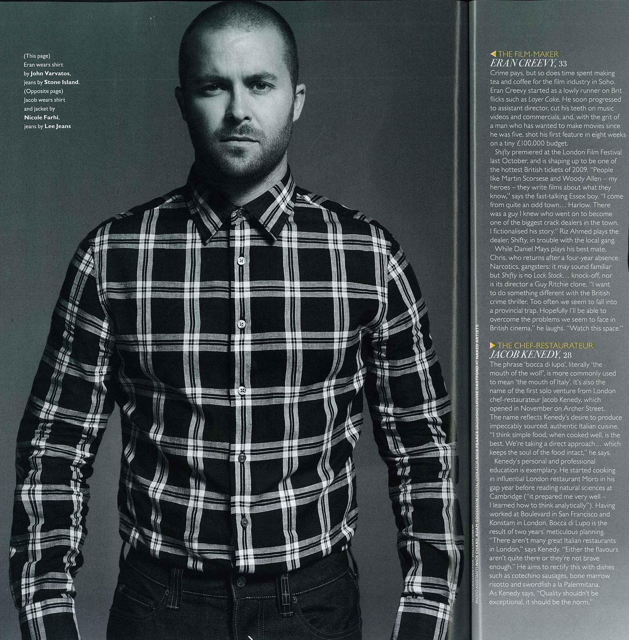 Eran Creevy and James Copeman in Arena