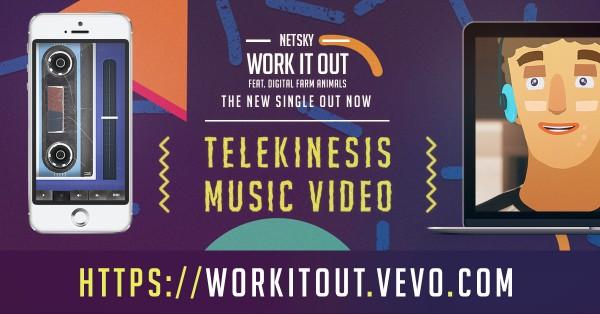 Netsky 'Work It Out' by Leo Bridle
